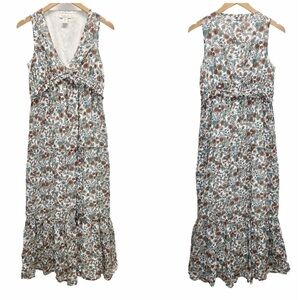 Rachel Zoe Floral Tiered Sleeveless Maxi Dress Sz XS